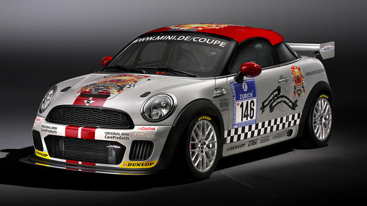 Mini John Cooper Works Coupe Endurance Hd Art Keychain