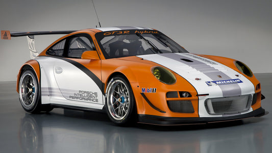 Porsche Gt3 R Hybrid Hd Art Keychain