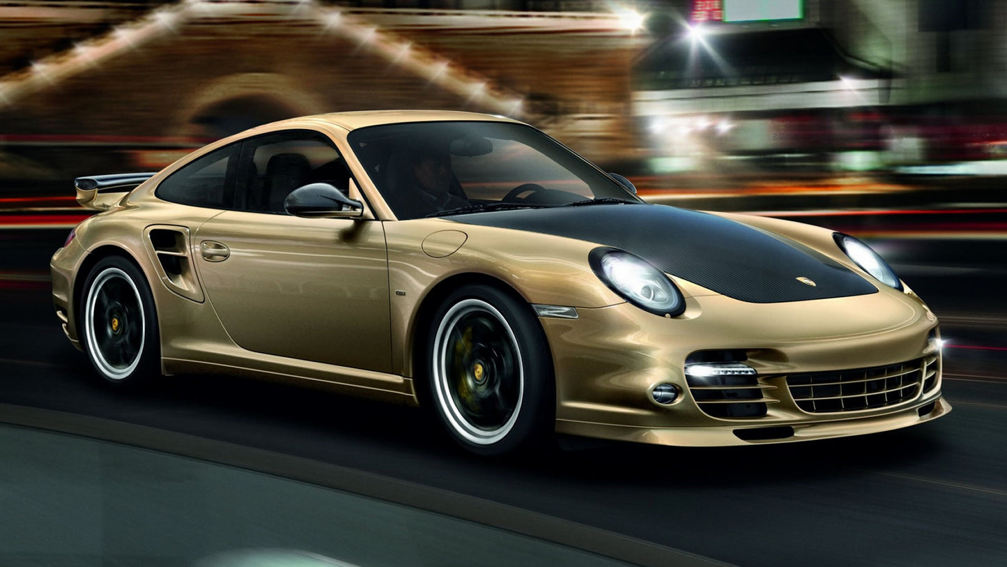 Porsche Turbo S Year Anniversary Edition Cn Hd Art Keychain