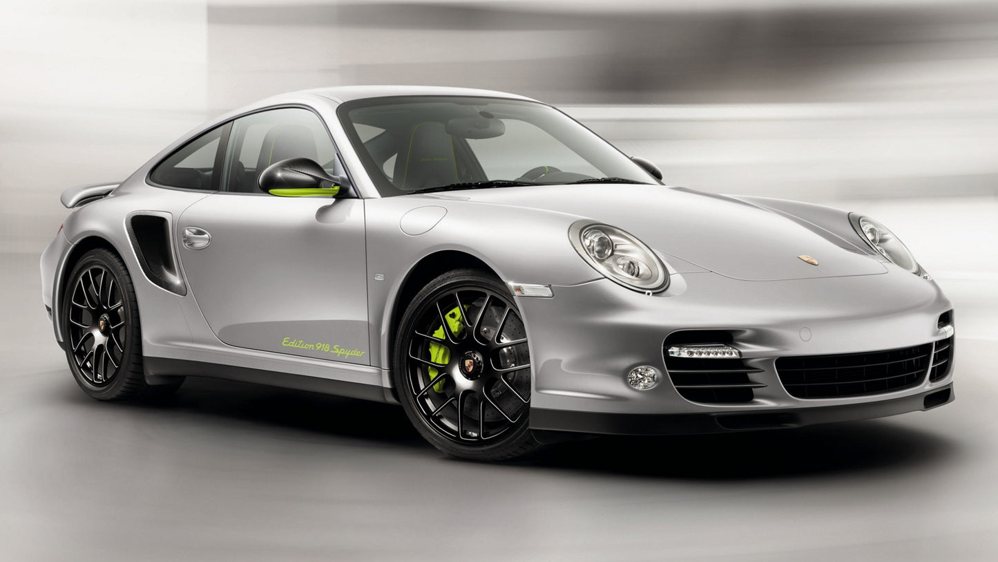 Porsche Turbo S Edition Spyder Hd Art Keychain