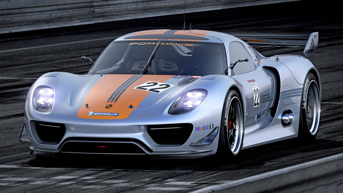 Porsche Rsr Concept Hd Art Keychain