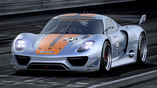 Porsche Rsr Concept Hd Art Keychain