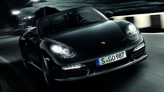 Porsche Boxster S Black Edition Hd Art Keychain
