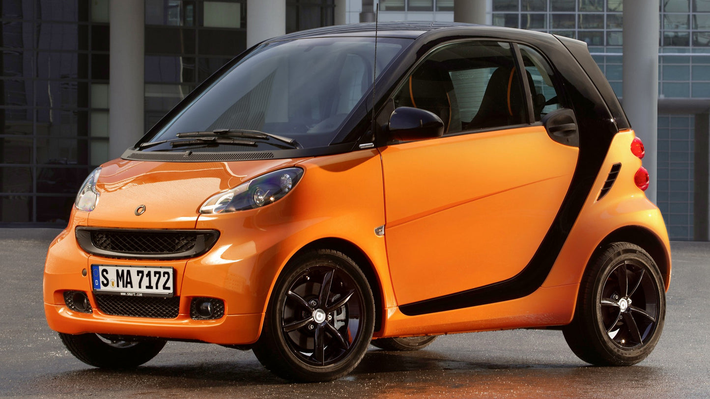 Smart Fortwo Nightorange Hd Art Keychain