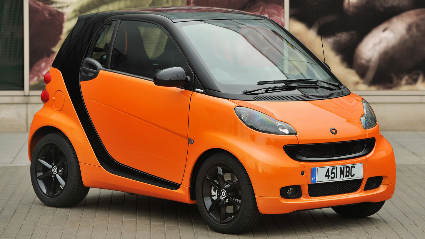 Smart Fortwo Nightorange Uk Hd Art Keychain
