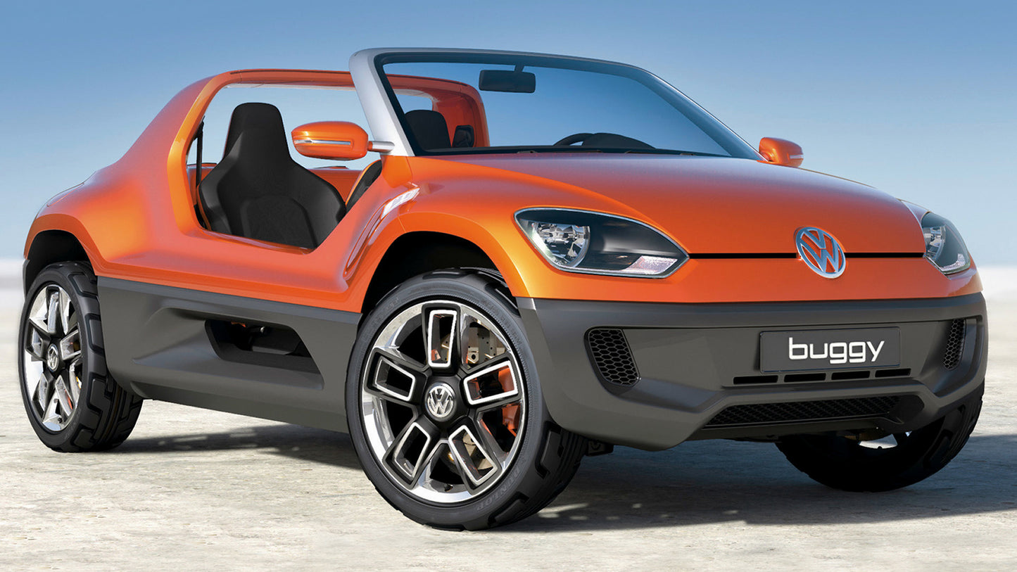 Volkswagen Buggy Up Concept Hd Art Keychain