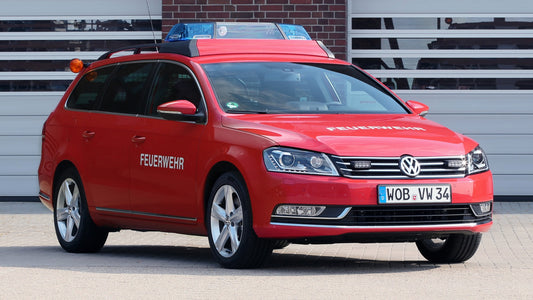 Volkswagen Passat Variant Feuerwehr Hd Art Keychain