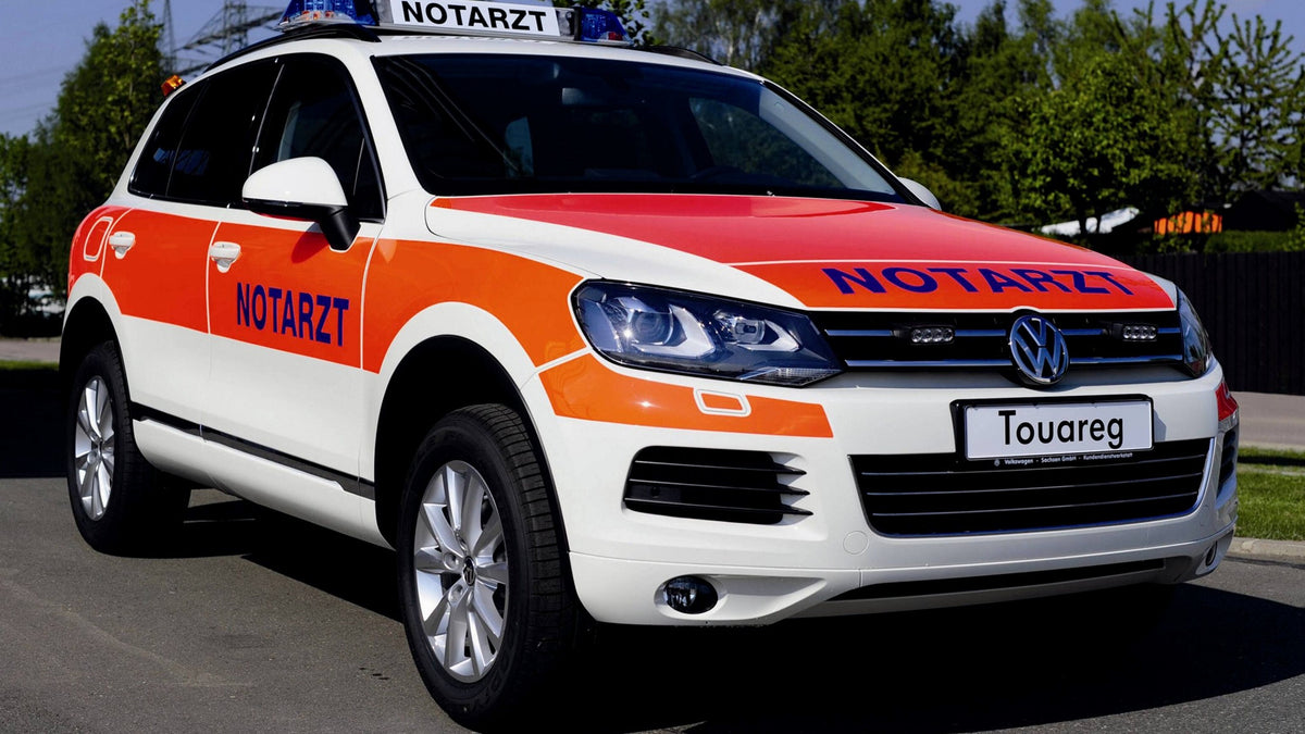 Volkswagen Touareg Notarzt Hd Art Magnet