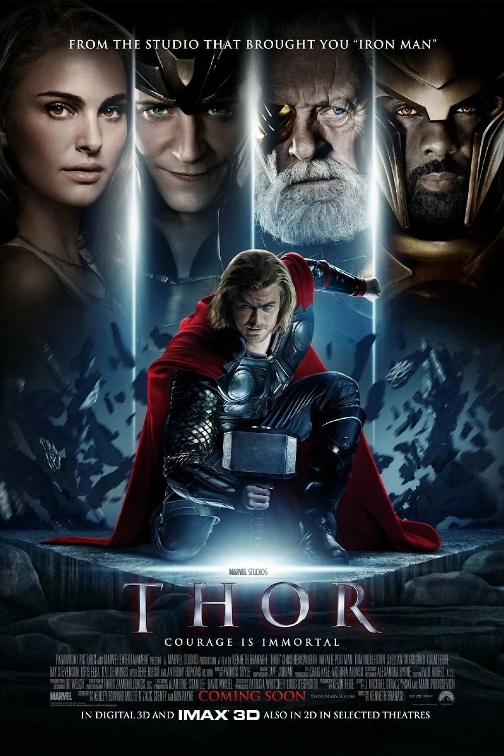 2011 Marvel Thor Movie Magnet Avengers Jane Foster Natalie Portman