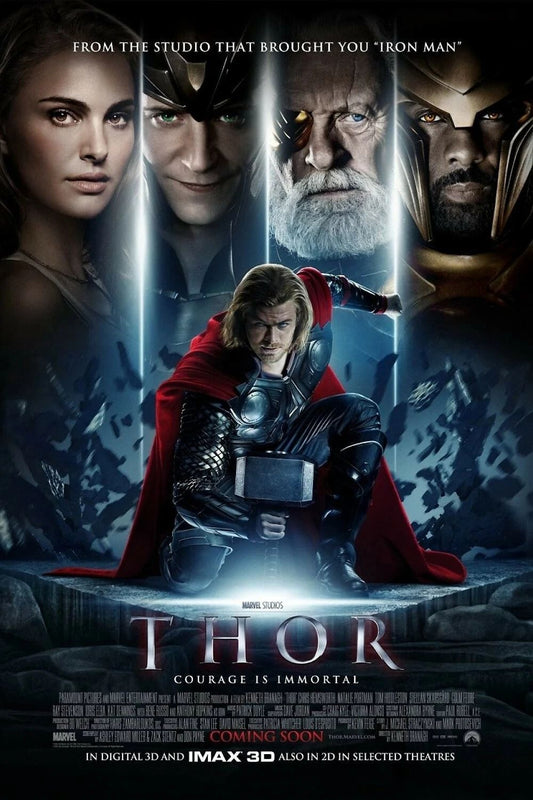 2011 Marvel Thor Movie Poster Print Avengers Jane Foster Natalie Portman