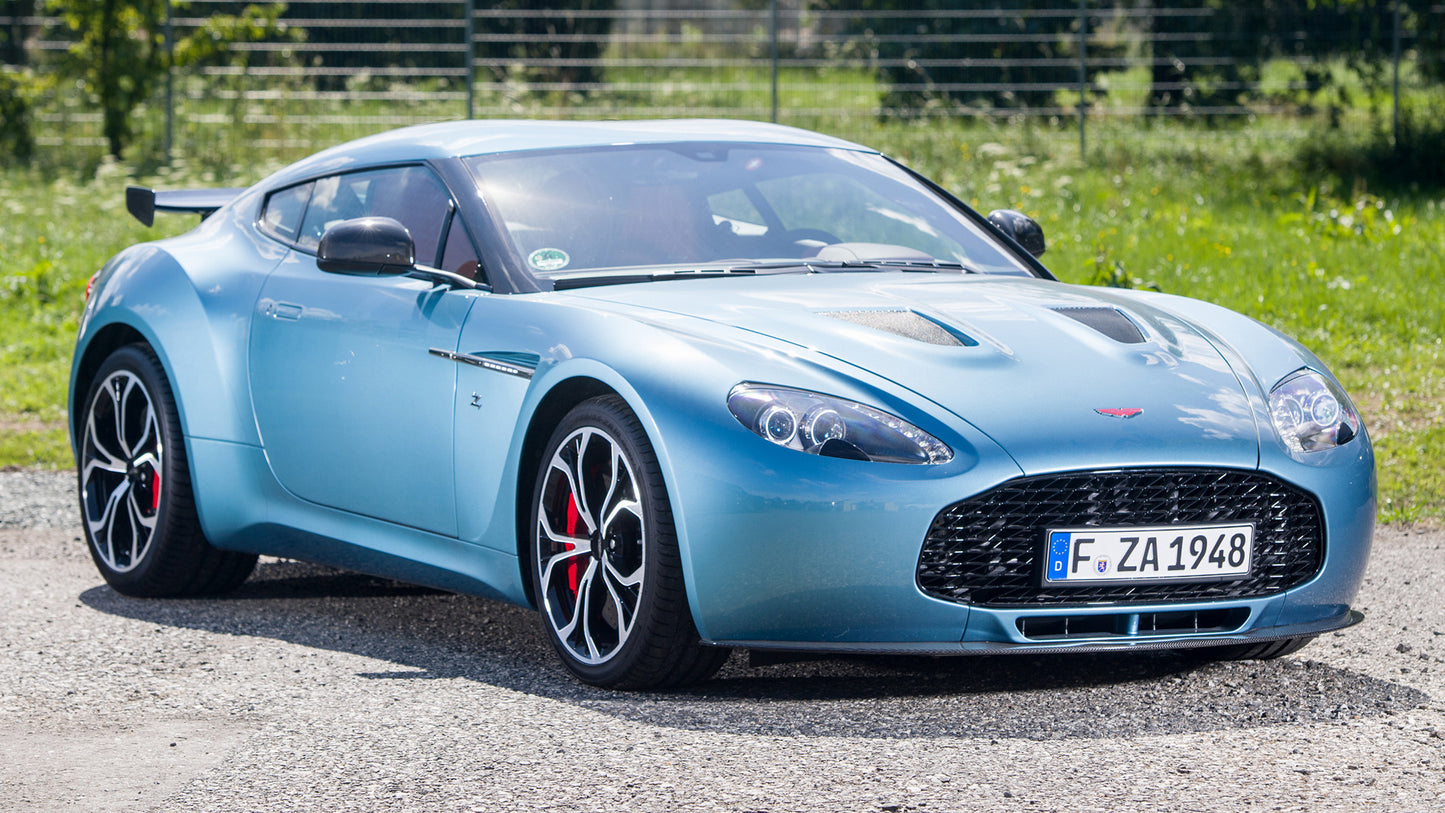 Aston Martin V12 Zagato Hd Art Keychain