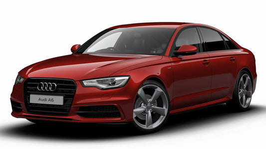 Audi A6 Saloon Black Edition Uk Hd Art Keychain