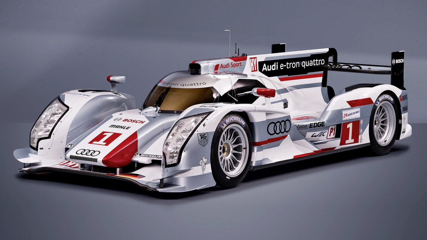 Audi R18 E Tron Quattro Hd Art Keychain