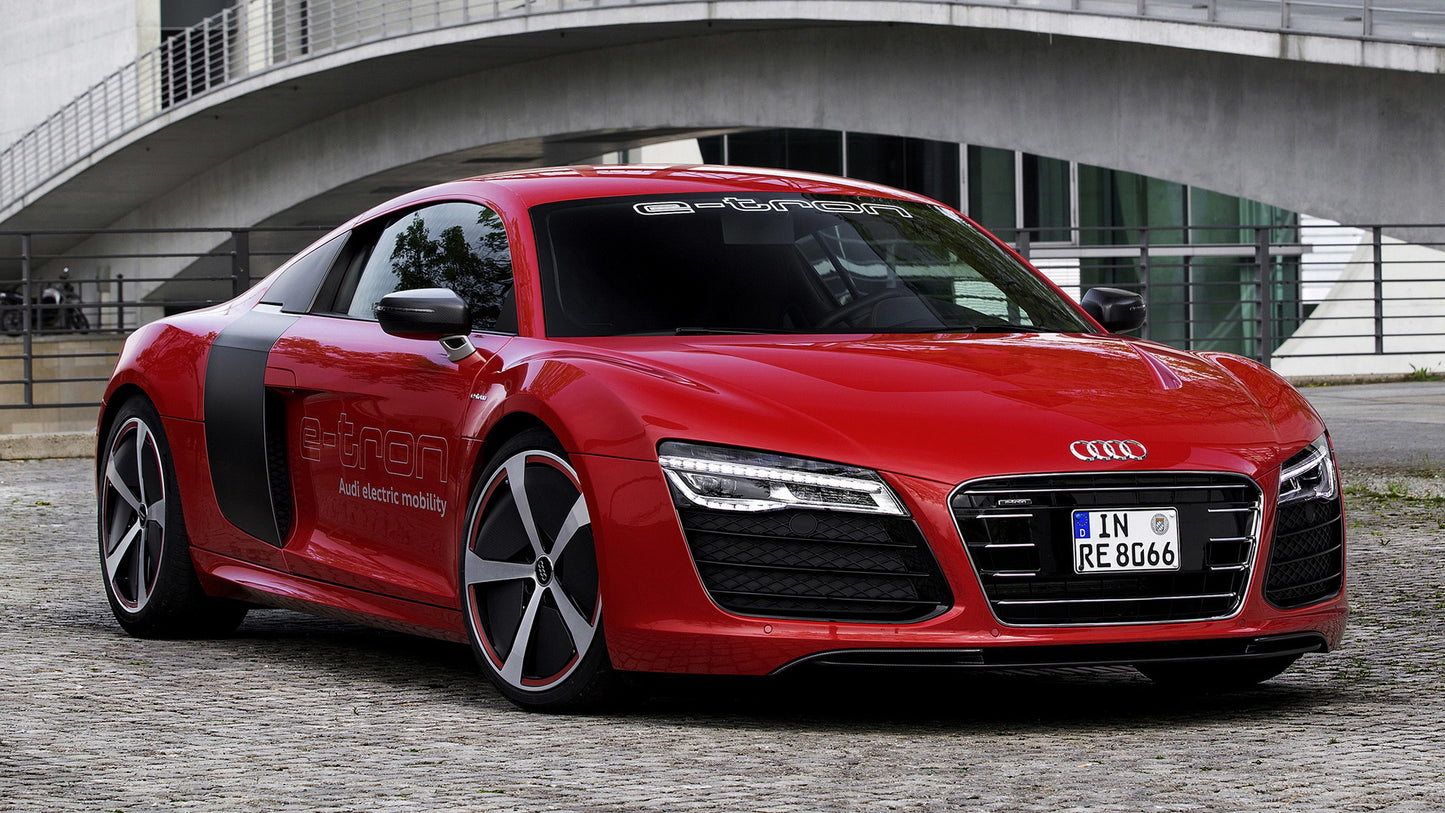 Audi R8 Coupe E Tron Prototype Hd Art Keychain