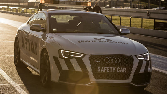 Audi Rs Coupe Safety Car Hd Art Keychain