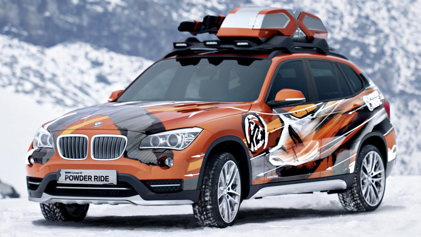 Bmw Concept K2 Powder Ride Hd Art Keychain