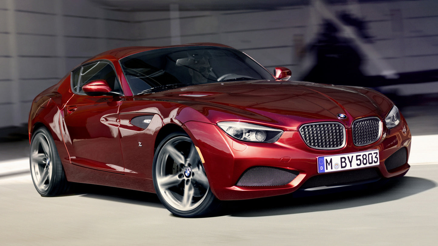 Bmw Zagato Coupe Hd Art Keychain