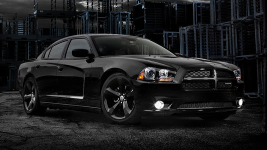 Dodge Charger Blacktop Hd Art Keychain
