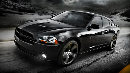 Dodge Charger Blacktop Hd Art Keychain