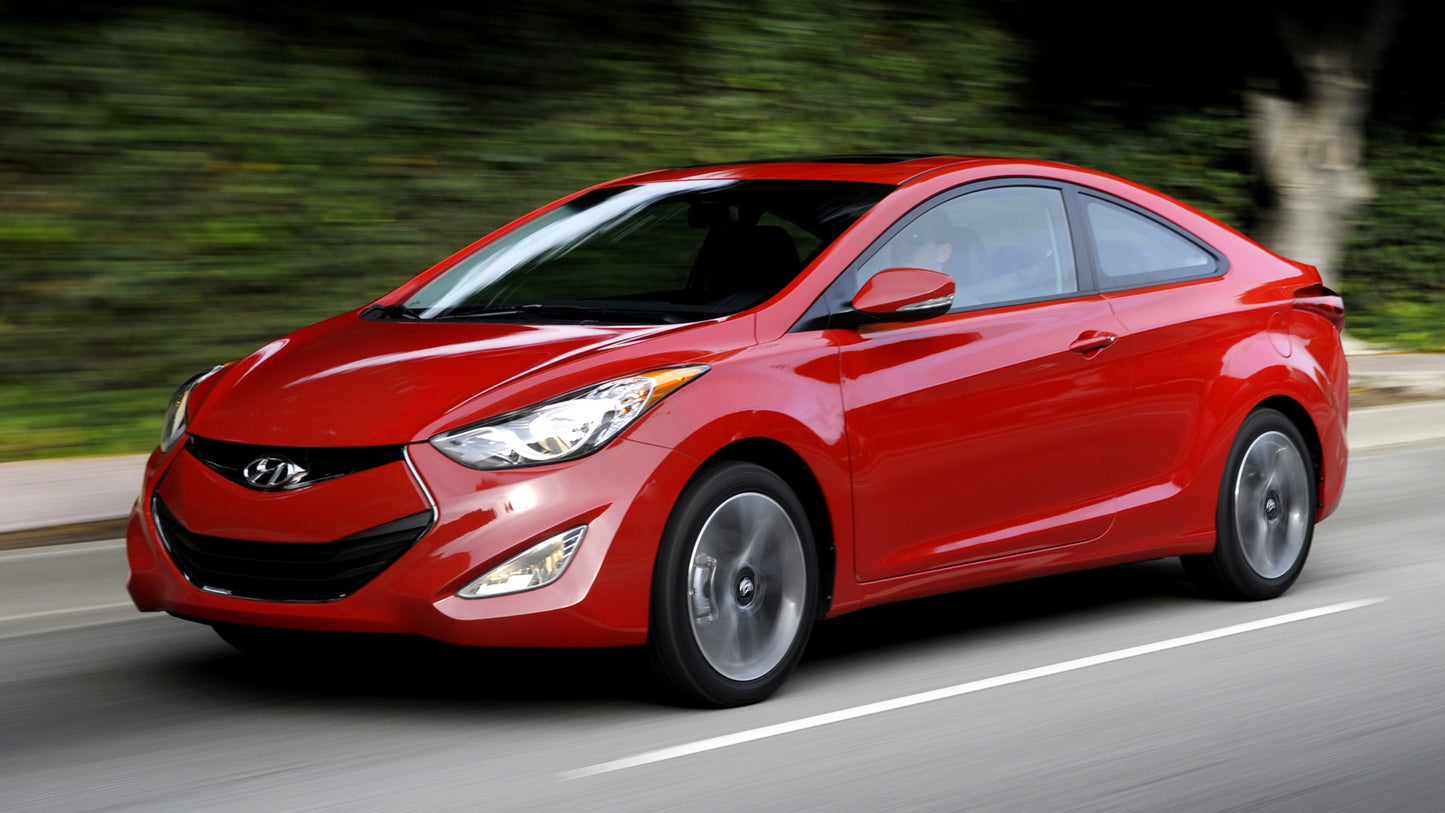Hyundai Elantra Coupe Hd Art Jigsaw Puzzle