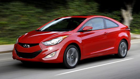 Hyundai Elantra Coupe Hd Art Jigsaw Puzzle