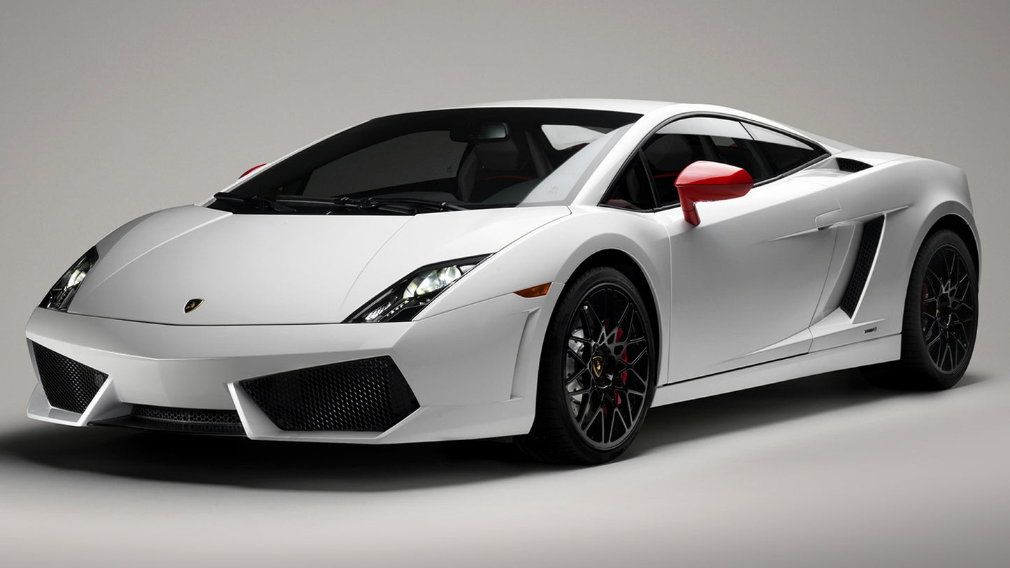 Lamborghini Gallardo Lp Bianco Rosso Jp Hd Art Jigsaw Puzzle