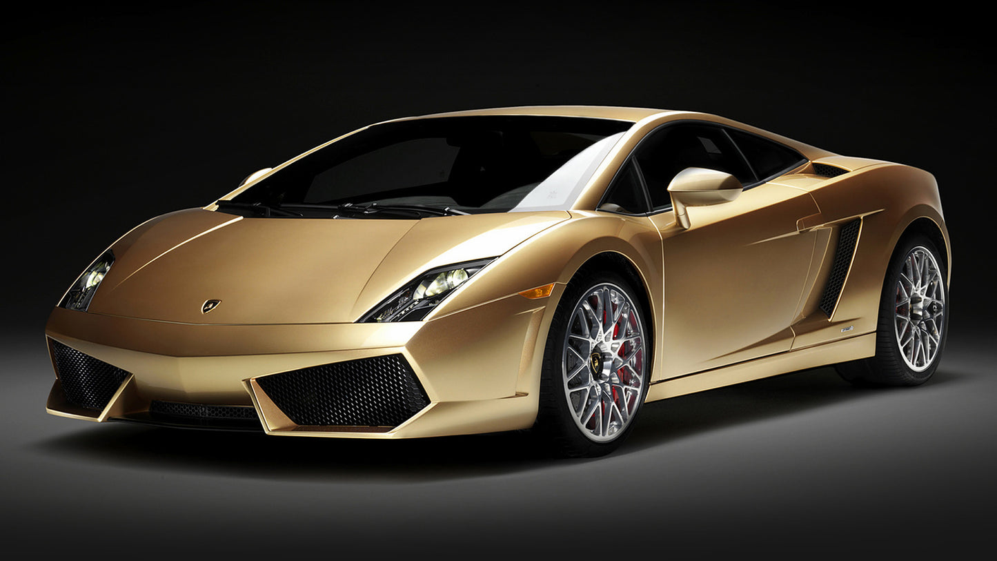 Lamborghini Gallardo Lp Gold Edition Cn Hd Art Jigsaw Puzzle