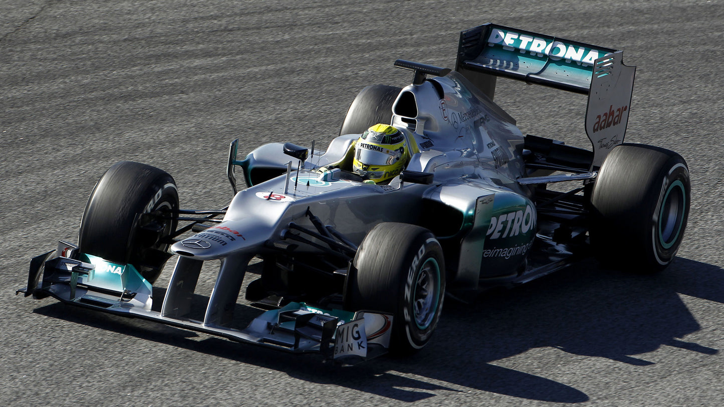 Mercedes Amg F1 W03 Hd Art Print Poster