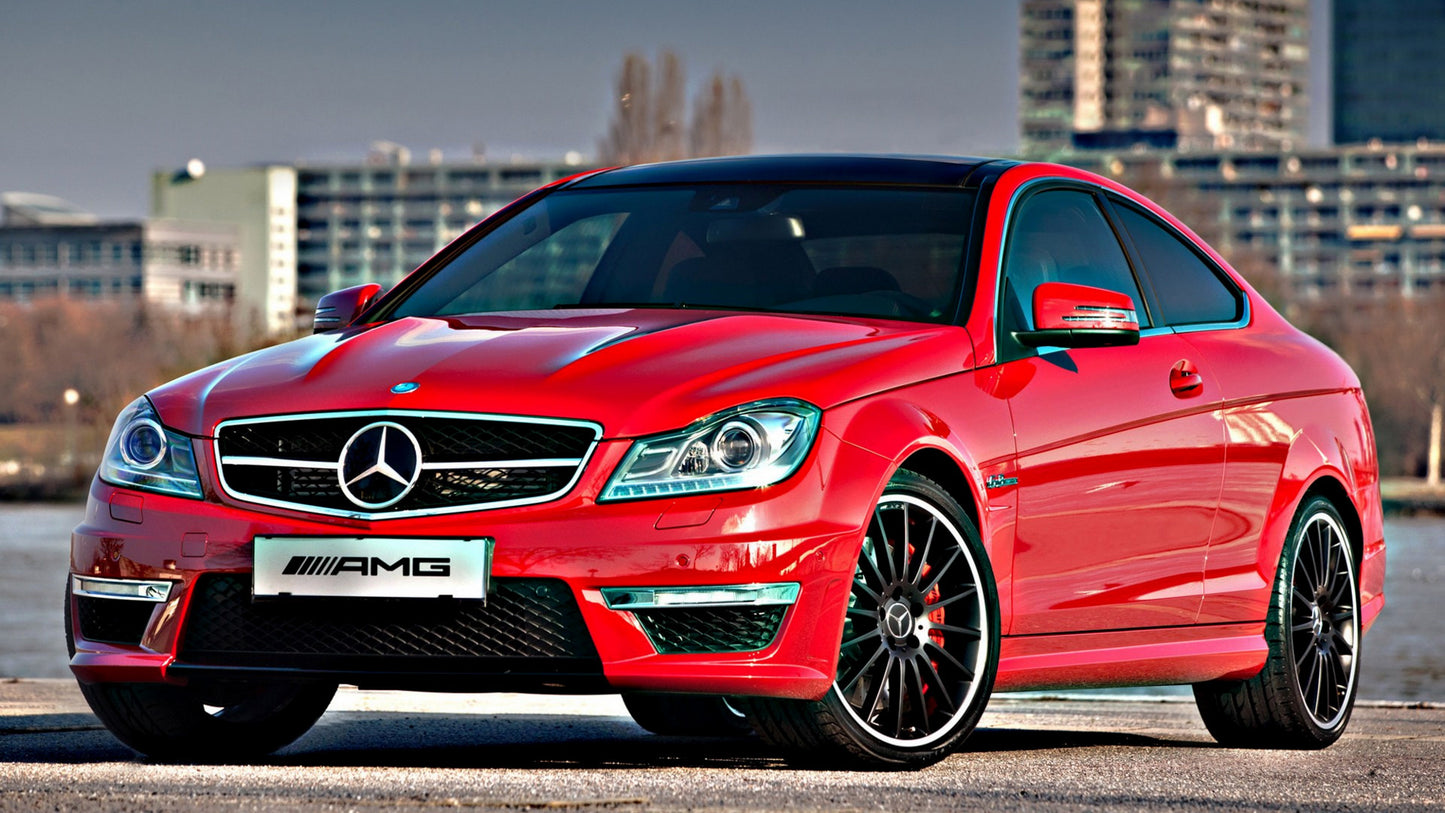 Mercedes Benz C Amg Coupe Austria Edition Hd Art Keychain