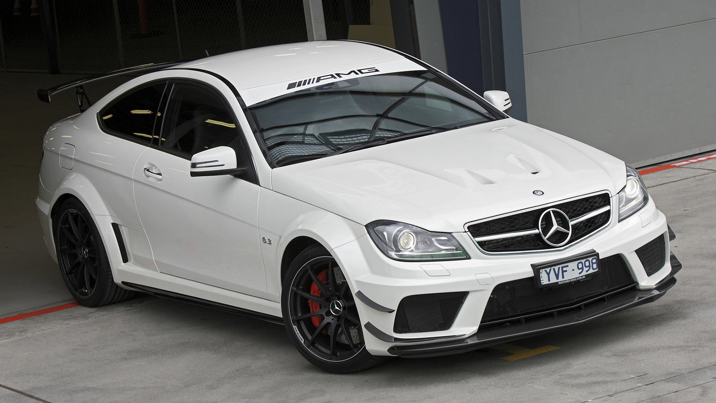 Mercedes Benz C Amg Coupe Black Series Aerodynamics Package Au Hd Art Jigsaw Puzzle