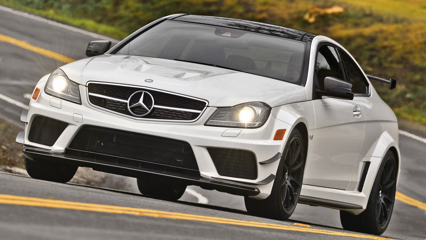 Mercedes Benz C Amg Coupe Black Series Aerodynamics Package Us Hd Art Print Poster