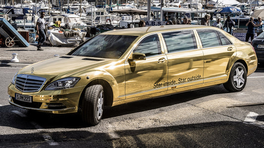 Mercedes Benz S Class Pullman Festival De Cannes Hd Art Print Poster