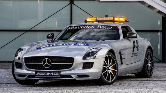 Mercedes Benz Sls Amg Gt F1 Safety Car Hd Art Print Poster