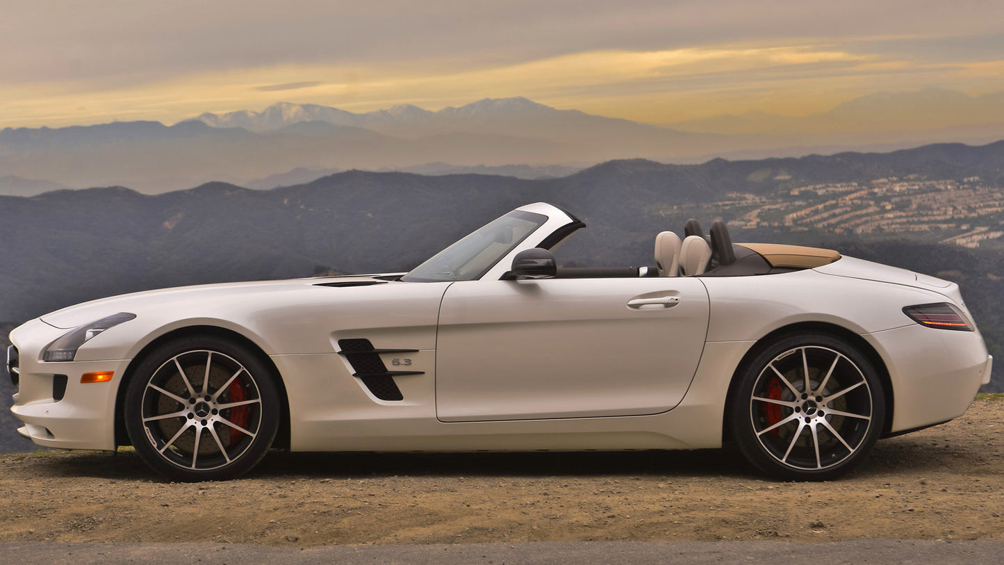 Mercedes Benz Sls Amg Gt Roadster Us Hd Art Print Poster