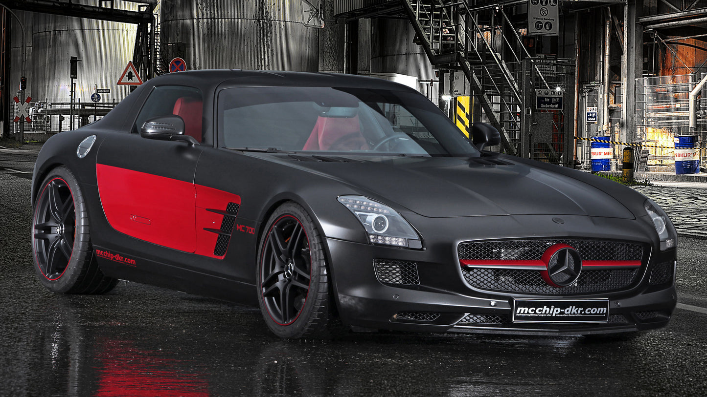 Mercedes Benz Sls Amg Mc700 By Mcchip Dkr Hd Art Magnet