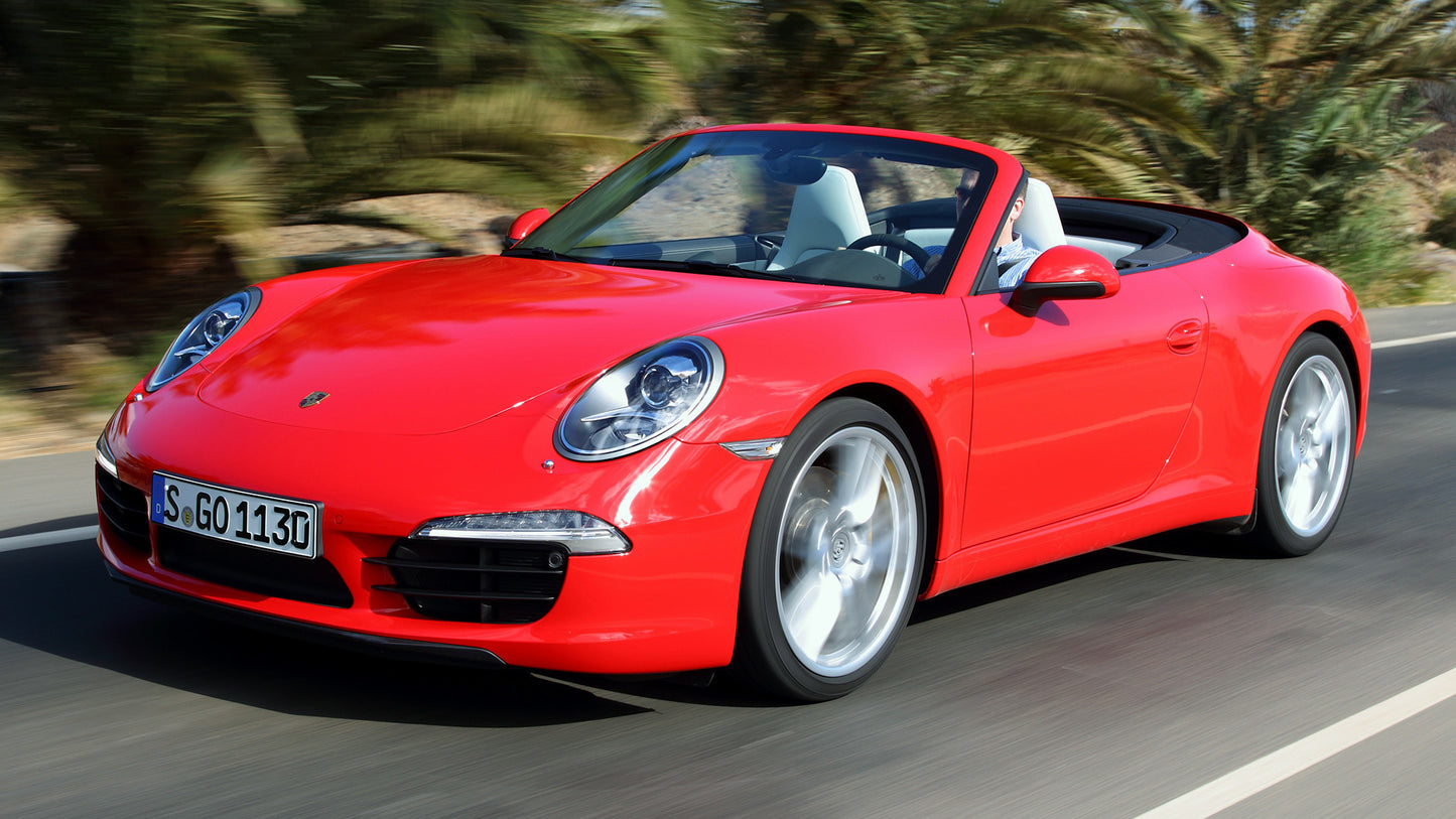 Porsche Carrera Cabriolet Hd Art Keychain