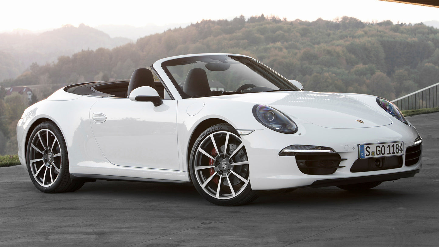 Porsche Carrera S Cabriolet Hd Art Keychain