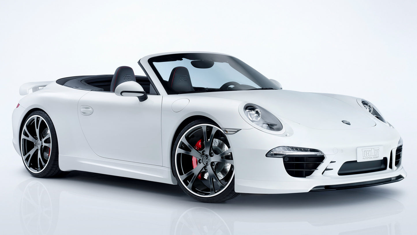 Porsche Carrera S Cabriolet By Techart Hd Art Keychain