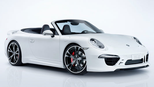 Porsche Carrera S Cabriolet By Techart Hd Art Keychain