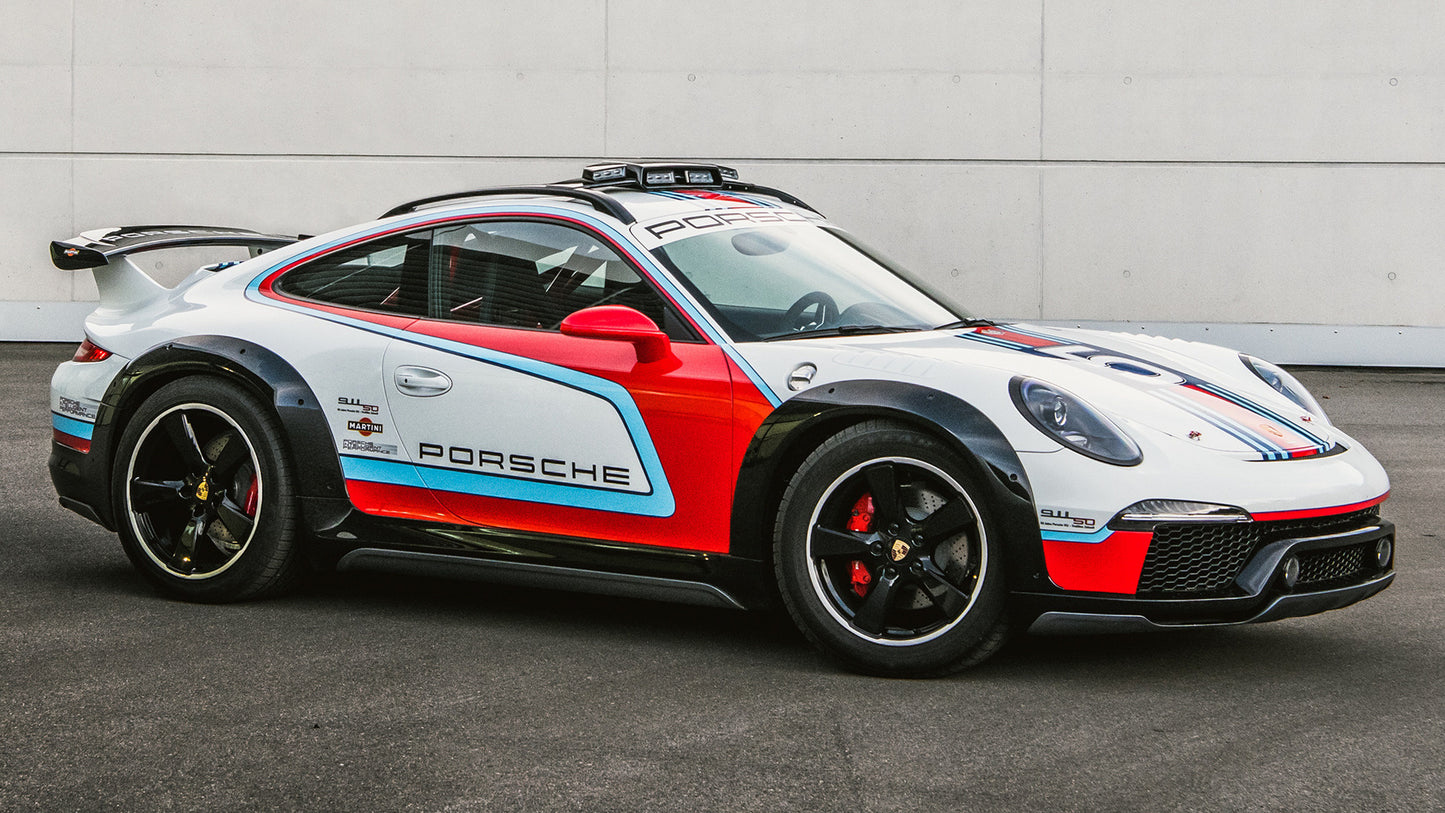 Porsche Vision Safari Hd Art Keychain