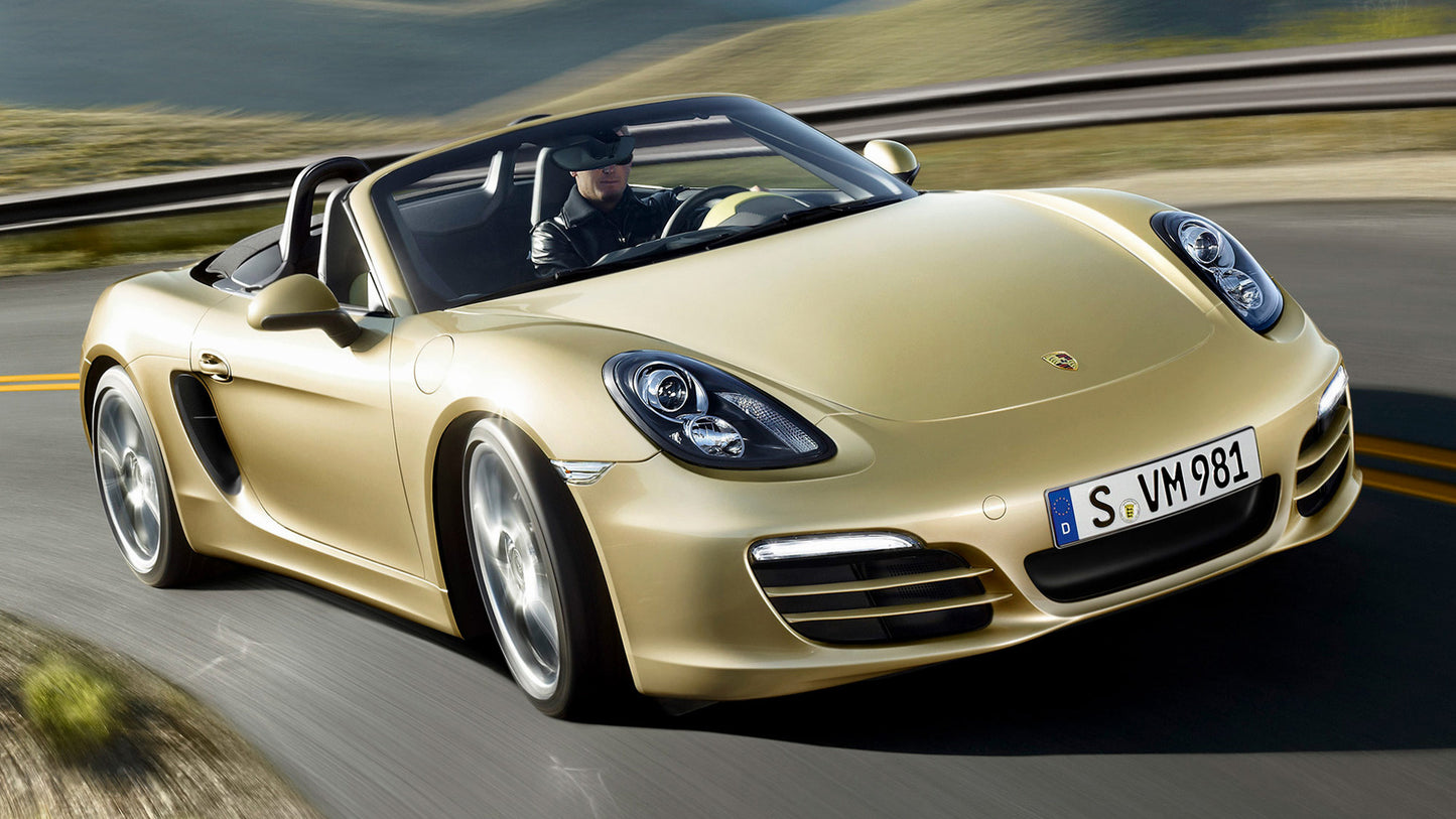 Porsche Boxster Hd Art Keychain