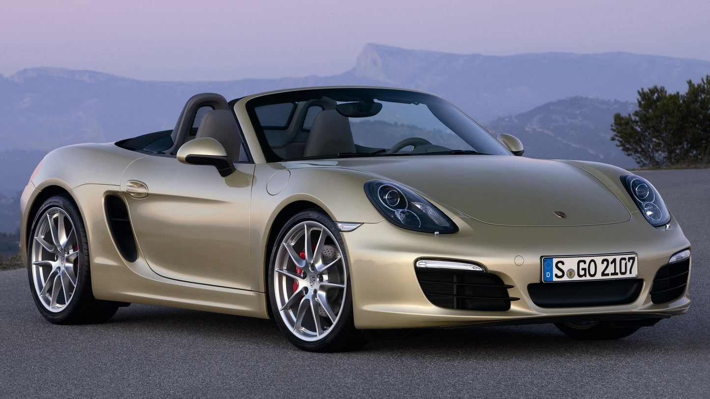 Porsche Boxster S Hd Art Keychain