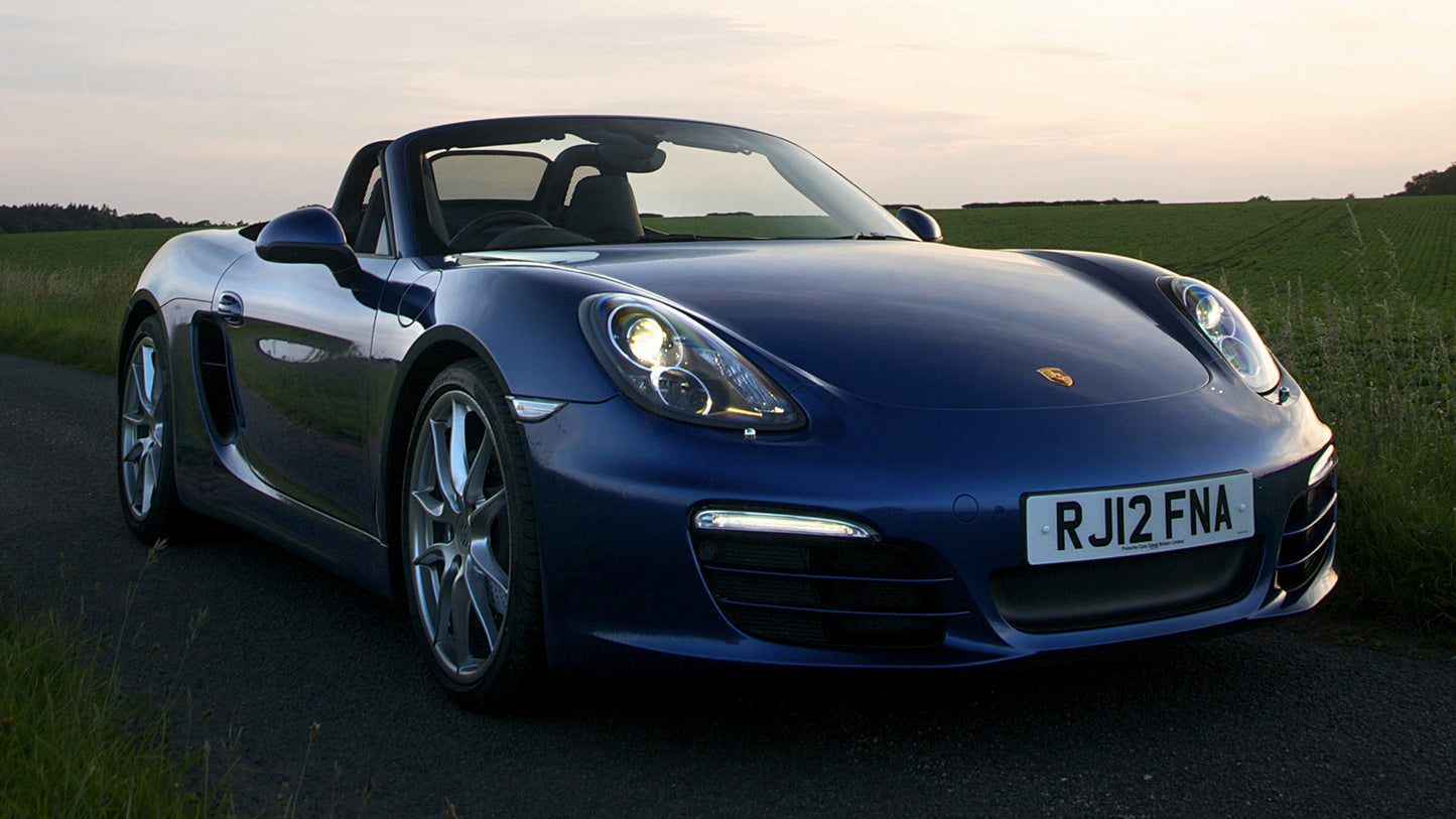 Porsche Boxster Uk Hd Art Keychain
