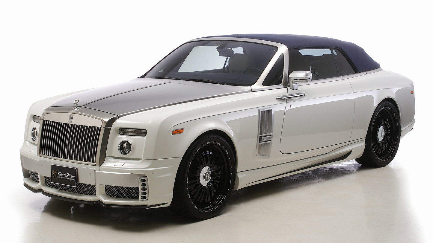Rolls Royce Phantom Drophead Coupe Black Bison By Wald Hd Art Keychain