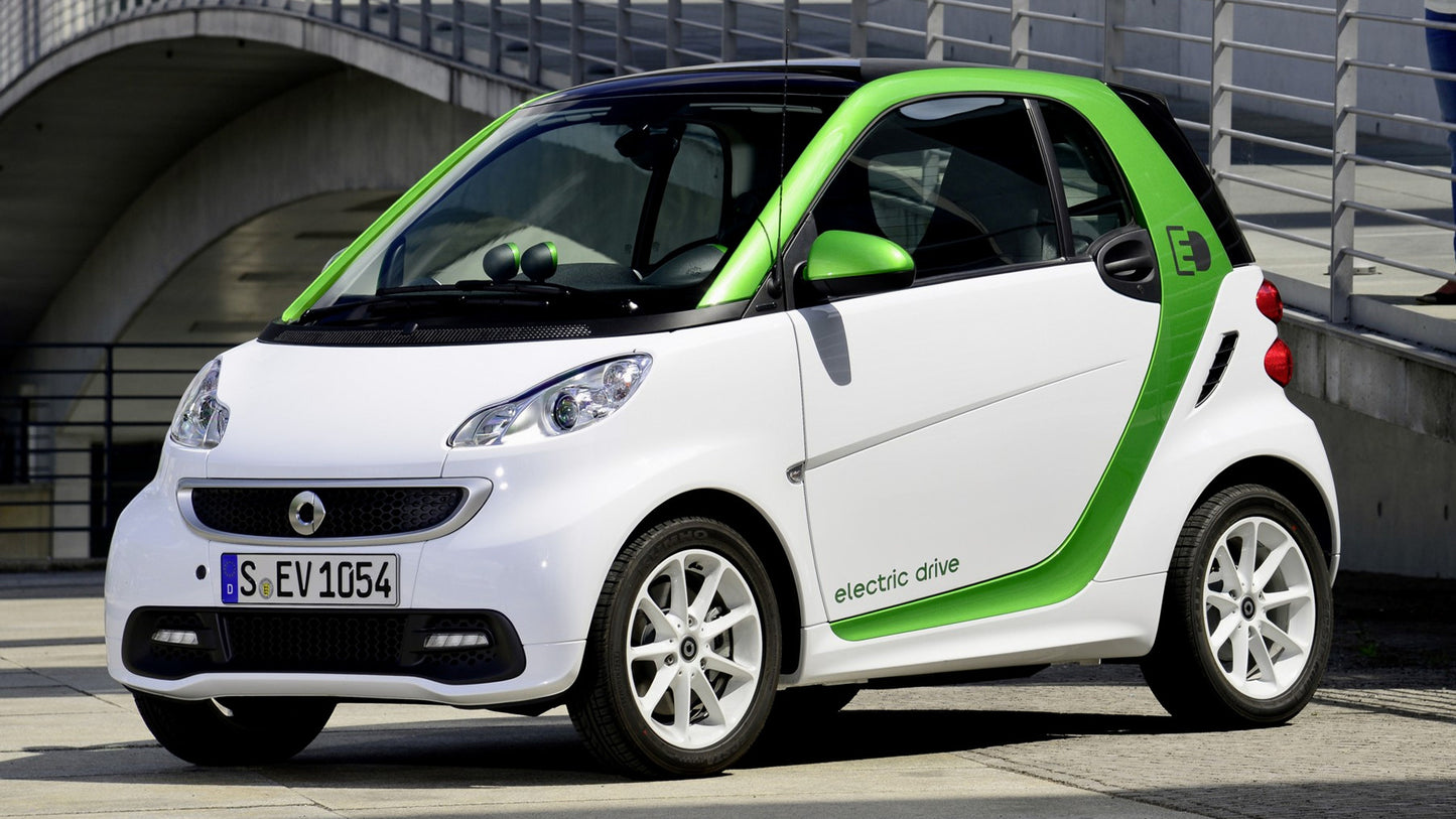 Smart Fortwo Electric Drive Hd Art Keychain