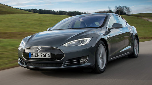 Tesla Model S Hd Art Keychain