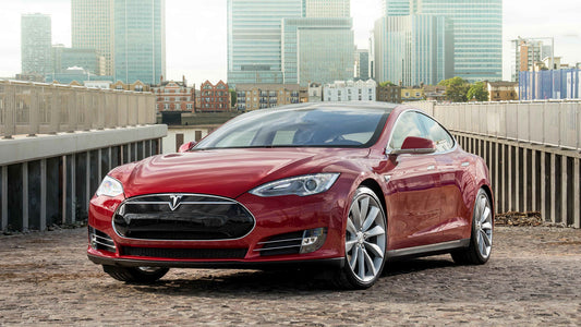 Tesla Model S Hd Art Keychain