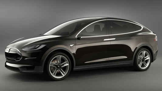 Tesla Model X Prototype Hd Art Keychain