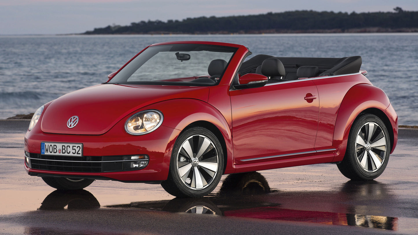 Volkswagen Beetle Cabriolet Hd Art Keychain