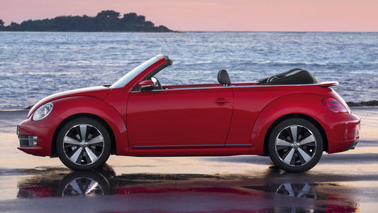 Volkswagen Beetle Cabriolet Hd Art Keychain